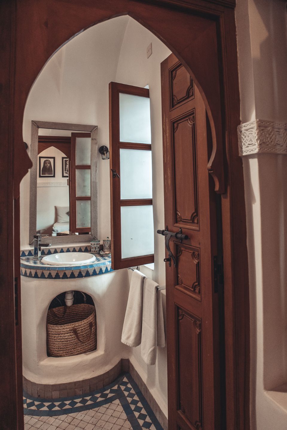 Riad Marrakech chambre double avec douche privee