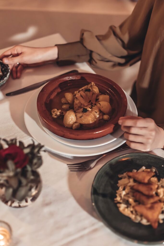 Riad Dar Beldia Menu Traditionnel La Table d'd'hôtes